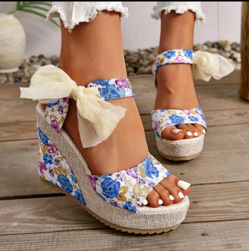 New High Heel Women Sandals With Wedge, Waterproof Platform - Picture 1 of 6